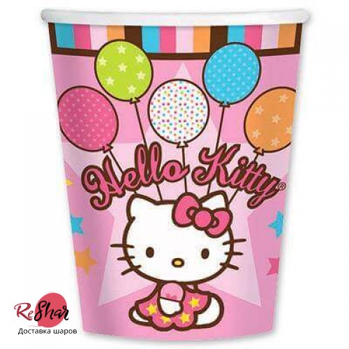 Стаканы Hello Kitty, 8шт