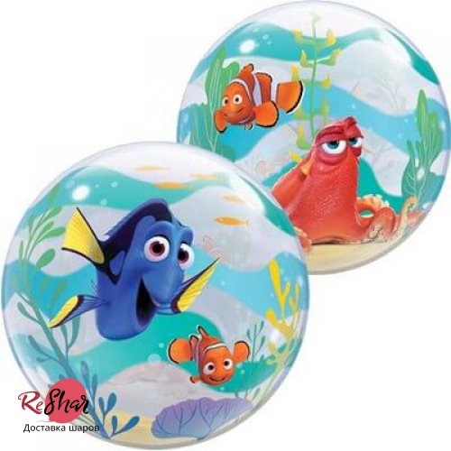 Шар Сфера BUBBLE 22" Disney В поисках Дори 56см 