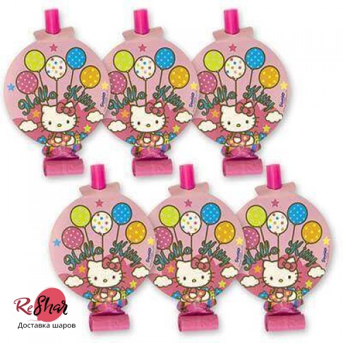 Язычки-гудки Hello Kitty, 8шт